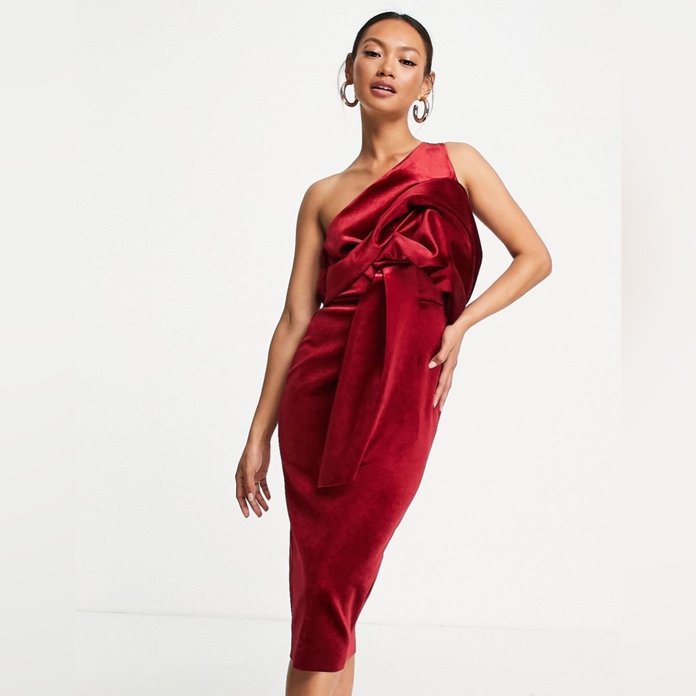 Velvet Midi Dress